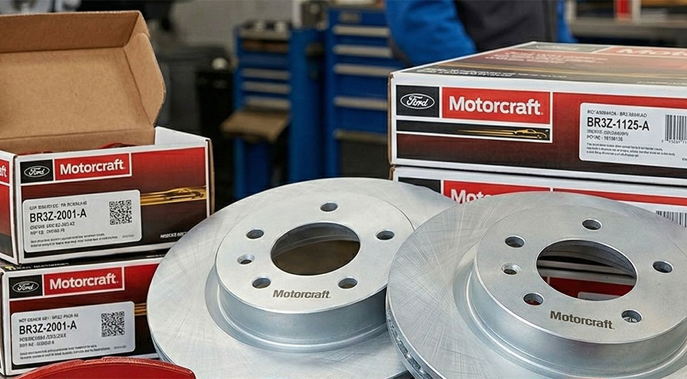 Motorcraft brake pads and rotors
