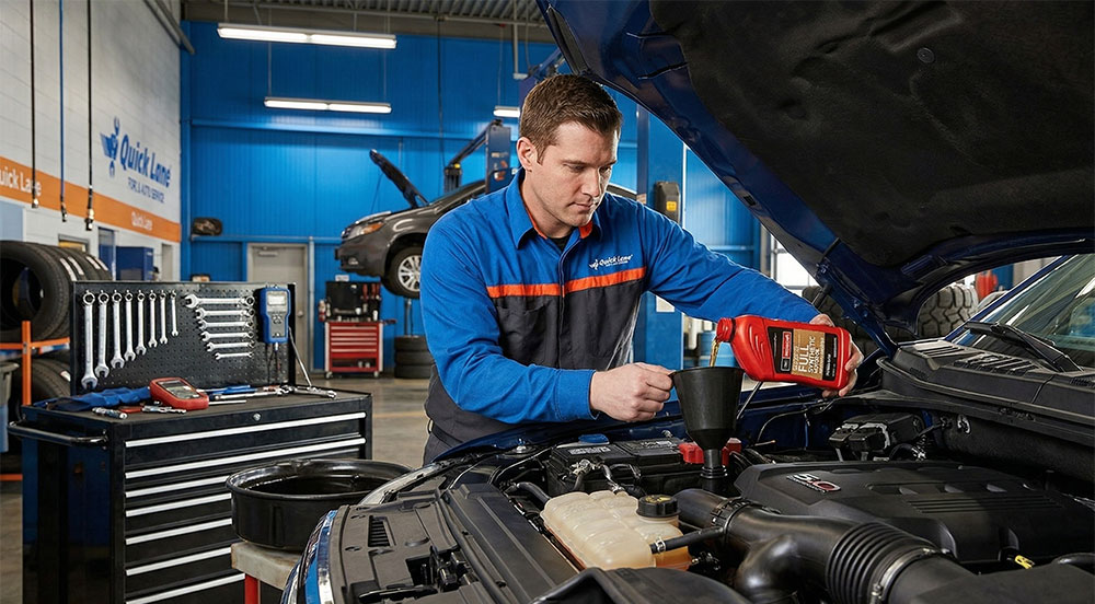 Quick Lane oil change service in Lincoln NE